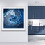 Heart Of The Ocean Abstract Fluid Acrylic Painting HD Digital Downloadable Image