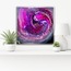 Purple Wave Abstract Fluid Acrylic Painting HD Digital Downloadable Image