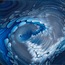Heart Of The Ocean Abstract Fluid Acrylic Painting HD Digital Downloadable Image