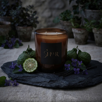 Sheer Luxury Peranights Serisi %100 Doğal Soya Wax Cam Mum