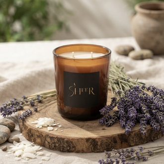 Sheer Luxury Collection - Lavanta Bahçesi %100 Doğal Soya Wax Mum