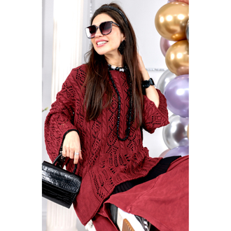 Dantel Salaş Tunik&Pantolon 2’li Takım
