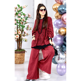 Dantel Salaş Tunik&Pantolon 2’li Takım