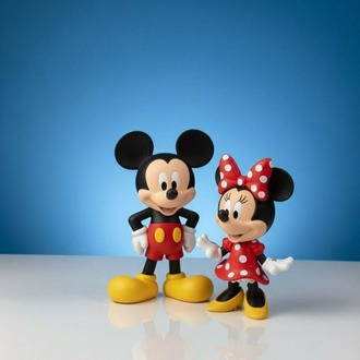 Mickey Mouse Minnie Mouse Figür Boyama Seti