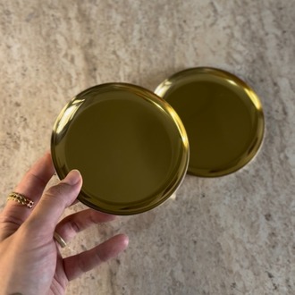 Gold 6'lı mini tatlı tabağı seti