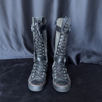 Converse Kahverengi Deri Kemer Detaylı Çizme Bot