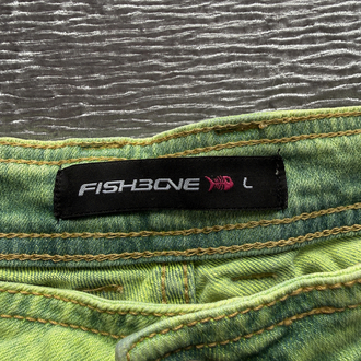 Fishbone Sarı Taşlama Detaylı Kadın Kot Şort