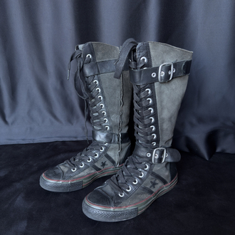 Converse Kahverengi Deri Kemer Detaylı Çizme Bot