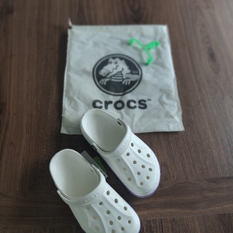Crocs Bayaband Beyaz Mor Kadın Terlik 
