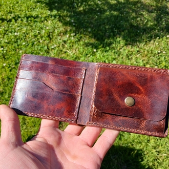 Black brown Toscano Bifold Cüzdan (2606)