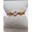 Çiçekli Kelepçe Bileklik