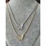 Silver Gemmy Butterfly Kolye