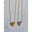 Gold Balon Kalp Kolye