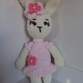 Pembe Elbiseli Amigurumi Tavşan | El Yapımı