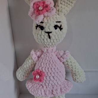 Pembe Elbiseli Amigurumi Tavşan | El Yapımı