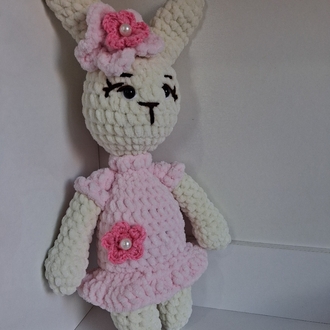 Pembe Elbiseli Amigurumi Tavşan | El Yapımı