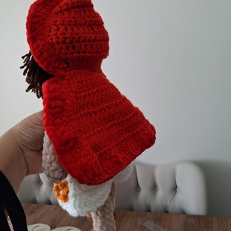 Kırmızı Başlıklı Kız | Kırmızı Başlıklı Kız Amigurumi | Örgü Bebek