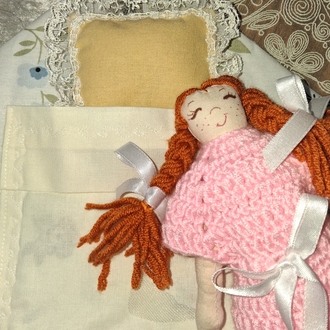 Ev, gardırop ve kıyafetleriyle güzel oyuncak bebek | Oyuncak bebek | Bez bebek