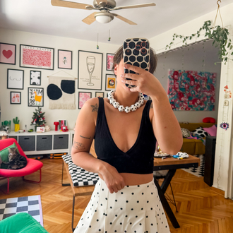 Polka dot necklace