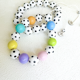 Polka dot necklace
