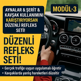 Trafik Korkusunu Yen & Güvenle Sür – Birebir Danışmanlık + Uygulama (Günlük 180dk) 