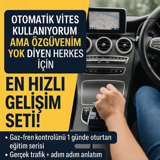 Trafik Korkusunu Yen & Güvenle Sür – Birebir Danışmanlık + Uygulama (Günlük 180dk) 