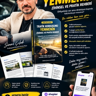 E-kitap: Trafik Korkusunu Yenme Rehberi – Güvenli Sürüş (PDF)