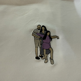 Resim Nakışlı Sweatshirt