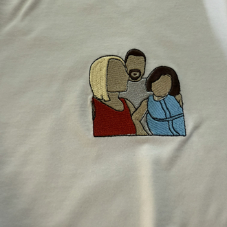 Resim Nakışlı Sweatshirt