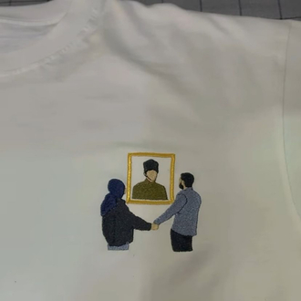 Resim Nakışlı Sweatshirt