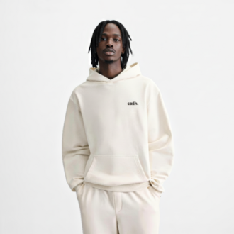 Cath Nakışlı Oversize Hoodie