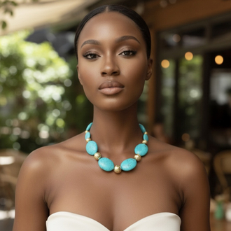 SEA TREASURE – TURQUOISE CLASSIC NECKLACE