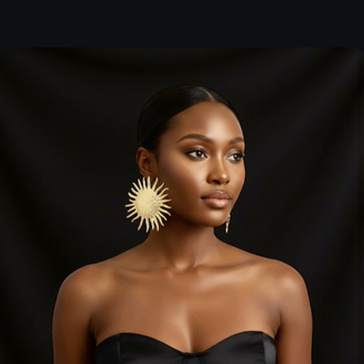 Solar Empress Earrings By Erdal Güvenç