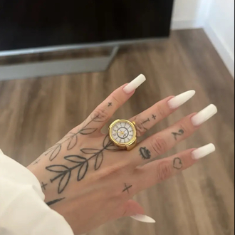 Gold saatli yüzük