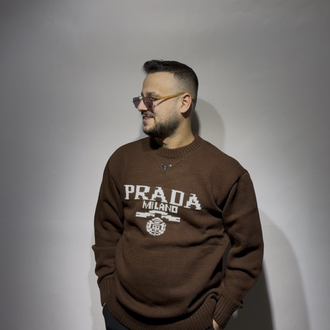 İTHAL / TRİKO PRADA KAZAK RENK KAHVERENGİ 