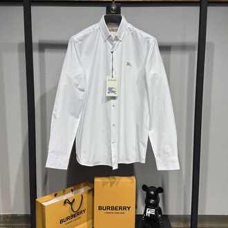 İTHAL LÜX / BURBERRY GÖMLEK RENK BEYAZ YAKA KOL DETAYLI
