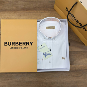 İTHAL LÜX / BURBERRY GÖMLEK RENK BEYAZ YAKA KOL DETAYLI