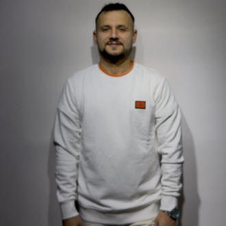 PREMİUM HERMES / SWEAT RENK BEYAZ TURUNCU 
