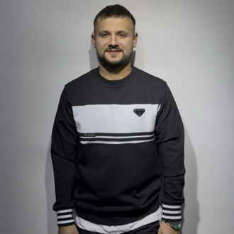 İTHAL PRADA / SWEAT RENK SİYAH BEYAZ 