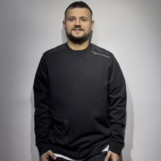 İTHAL PRADA / SWEAT FERMUAR DETAYLI 