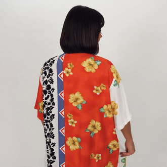 Kimono çiçek tasarım gömlek