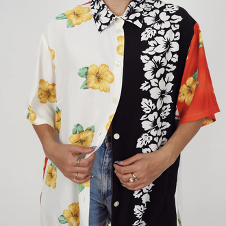 Kimono çiçek tasarım gömlek