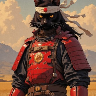 Samurai Cat