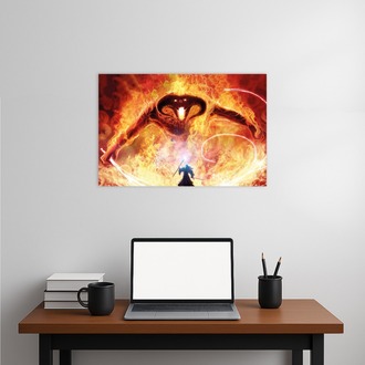 LOTR Balrog vs Gandalf