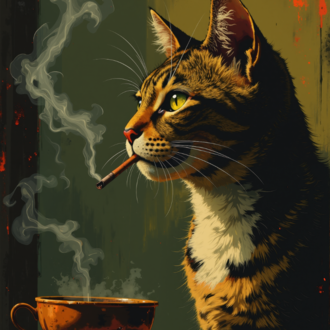 Smoke Cat