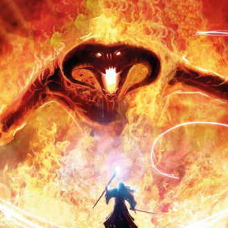 LOTR Balrog vs Gandalf