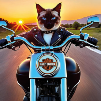 Biker Siamese
