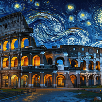 Starry Night Colosseum