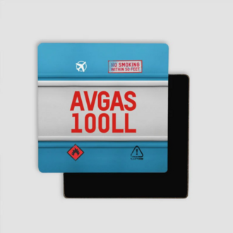 Buzdolabı Mıknatısı - Avgas 100 LL