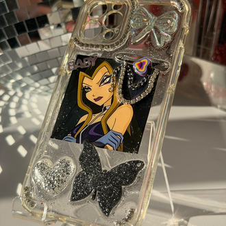 Fairycore Butterfly El Yapımı Telefon Kılıfı